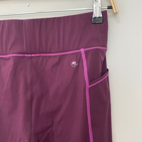 All Access Purple Side Pocket Leggings Size Medium - Picture 4 of 5